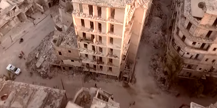بالفيديو.. تصوير جوي مروّع لحجم الدمار في أحياء حلب