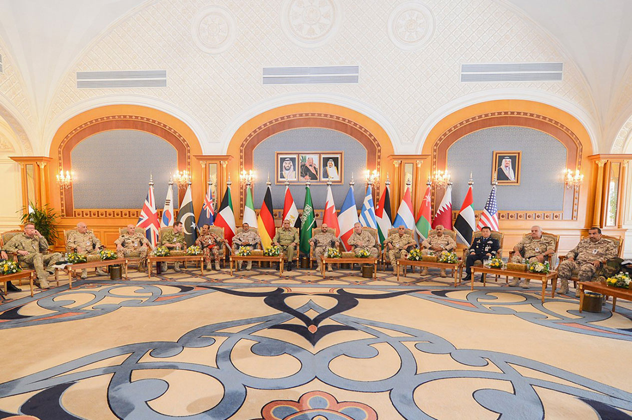 رؤساء أركان 18 دولة يجتمعون في الرياض ويؤكدون عزمهم على ردع إيران