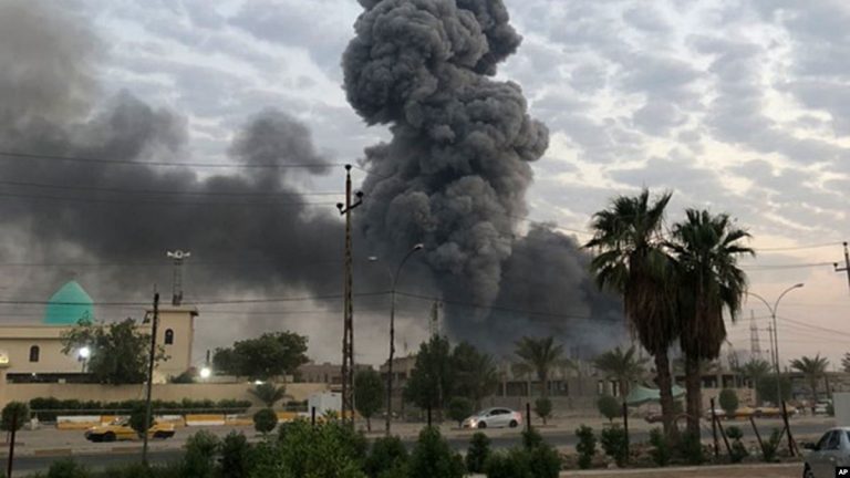 طائرات مسيرة مجهولة تقصف العراق