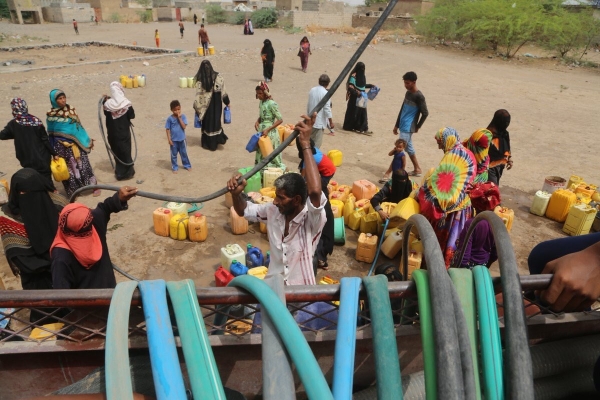منظمة دولية أزمة الوقود تحرم 15 مليون يمني من  الماء 