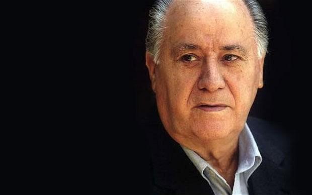 رجل الأعمال والملياردير الإسباني أمانسيو أورتيجا مؤسس ملابس زارا