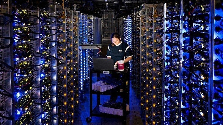 مركز بيانات شركة غوغل في دالاس 