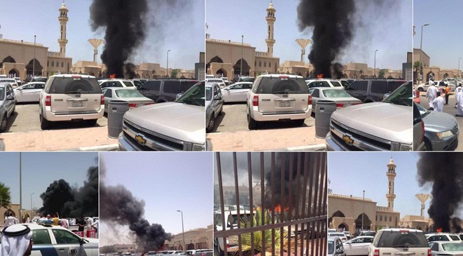 بالصور والفيديو: تفجير انتحاري بمسجد العنود في الدمام بالسعودية والمواطنون يشيدون بـ