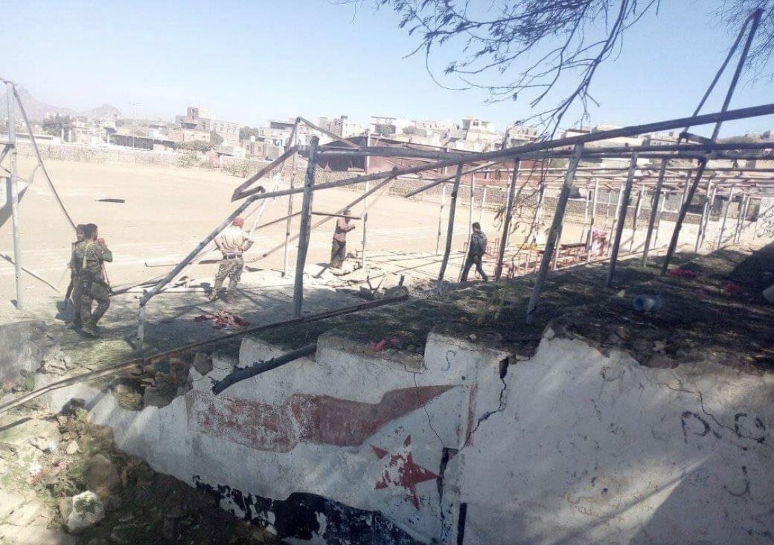 الشعيبي: تفجير العرض العسكري في الضالع سببه صاروخ حوثي 