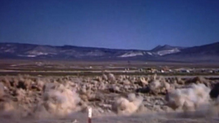 شاهد بالفيديو.. انفجار نووي تحت الارض