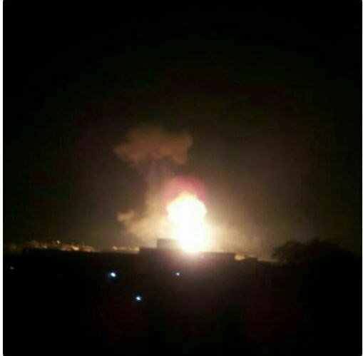 طائرات تقصف مخزن صواريخ «أرض جو» شرق المكلا بعد استخدام القاعدة لها لإسقاط المقاتلة الإمارتية بعدن
