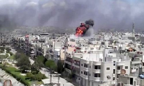 قوات النظام تقصف المدن السورية رداً على هجوم جيش المعارضة